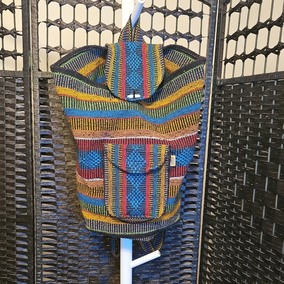 Striped Knit Baja Backpack - Picture 2 of 5